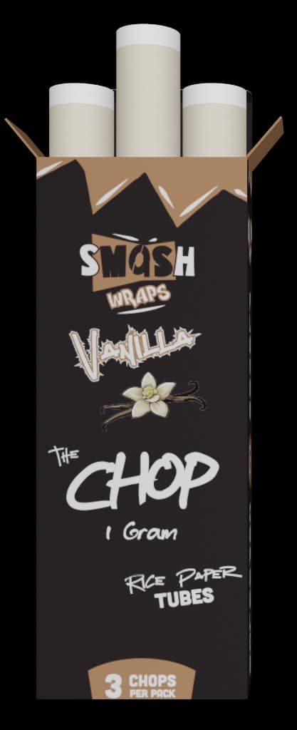 The CHOP — Vanilla (1g) — single 3-pack retail box (what we ship)